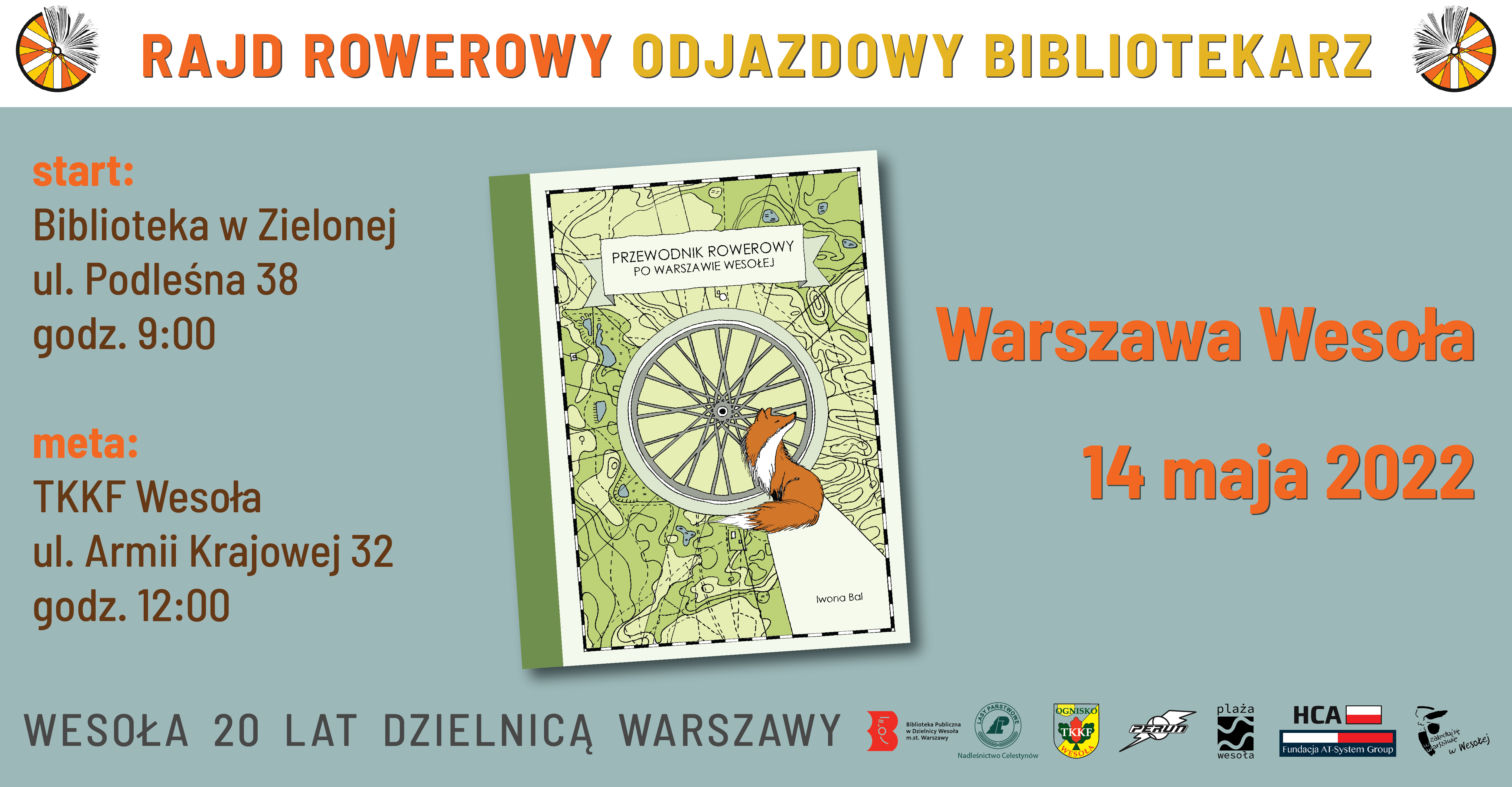 Plakat wydarzenia Odjazdowy Bibliotekarz 2022