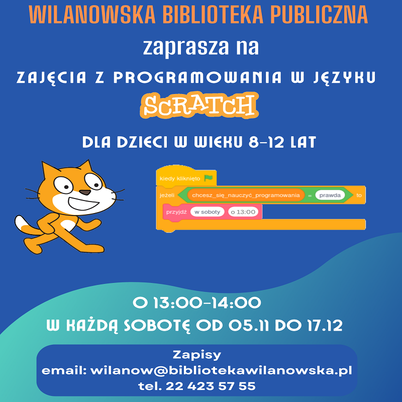 Zajęcia Z Programowania Dla Dzieci Zajęcia z programowania w języku Scratch dla dzieci w Wilanowie